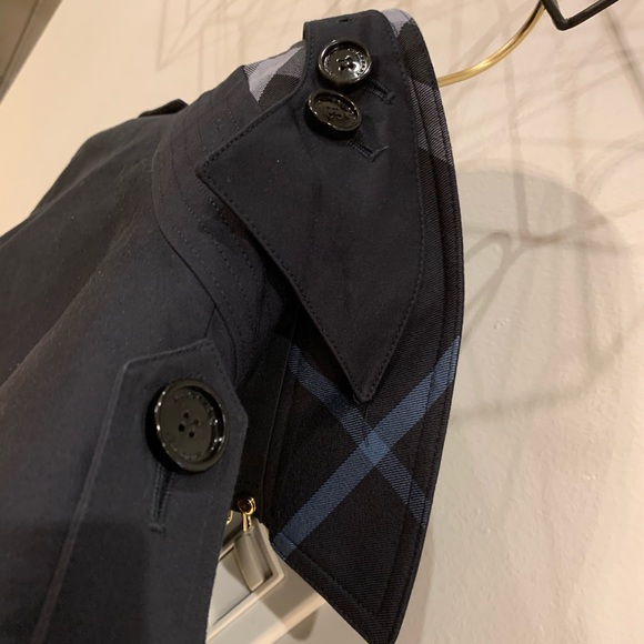 Burberry London navy Trench coat - Picture 7 of 8